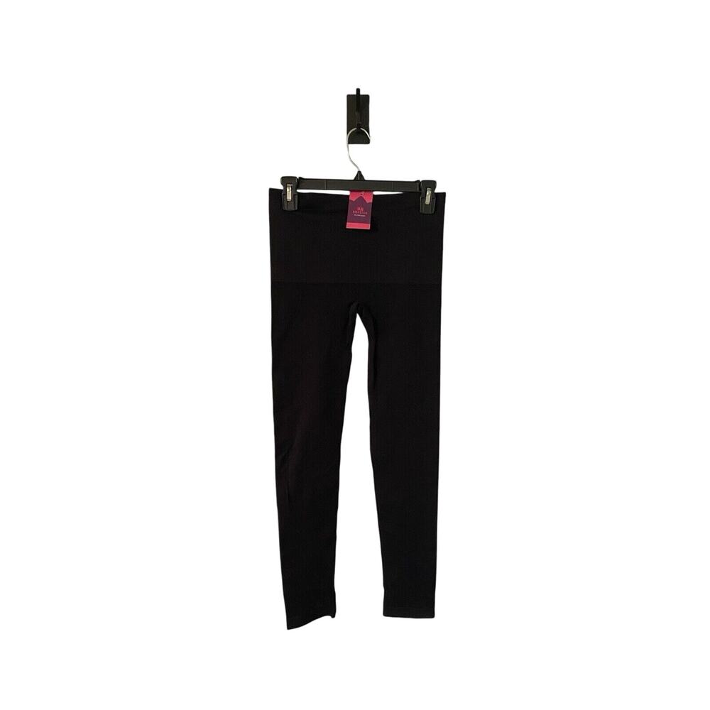 SLIMMING HIGH WAISTED CONTROL STRONG LEGGINGS FIRM MAGIC TUMMY SUPPORT BLACK LG